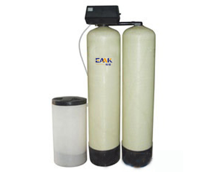 Water softener for waterjet machine